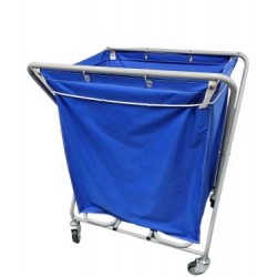 Carro recogida de ropa con bolsa para capacidad de 343 litros