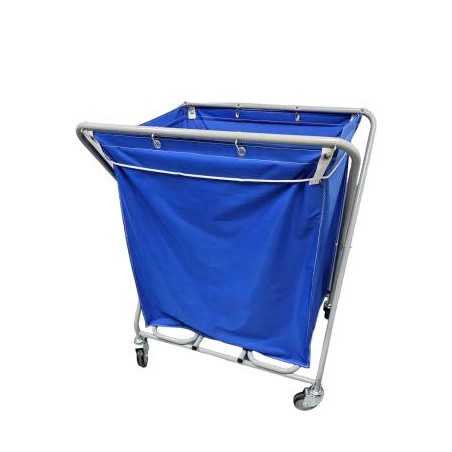 Carro recogida de ropa con bolsa para capacidad de 343 litros