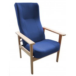 Sillón ergonómico respaldo alto reclinable