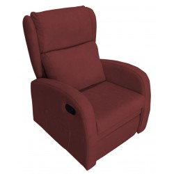 Sillón relax con mecanismo de reclinación mediante palanca.