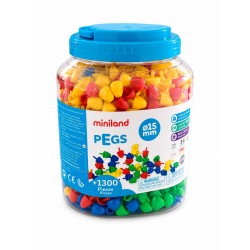 Bote de 1.300 pegs para...