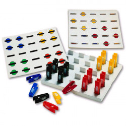Juego de Pinzas Mini Bicolor