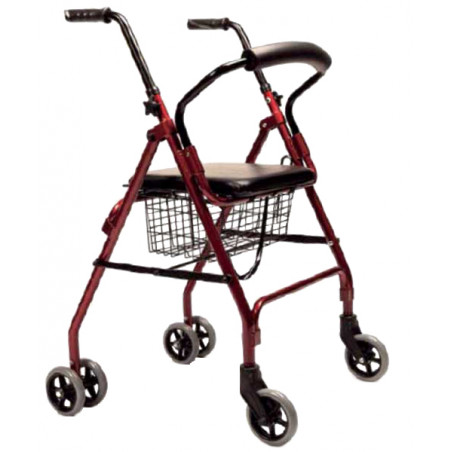 Andador rollator aluminio
