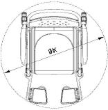 Medias contorno silla ducha wc rebotec
